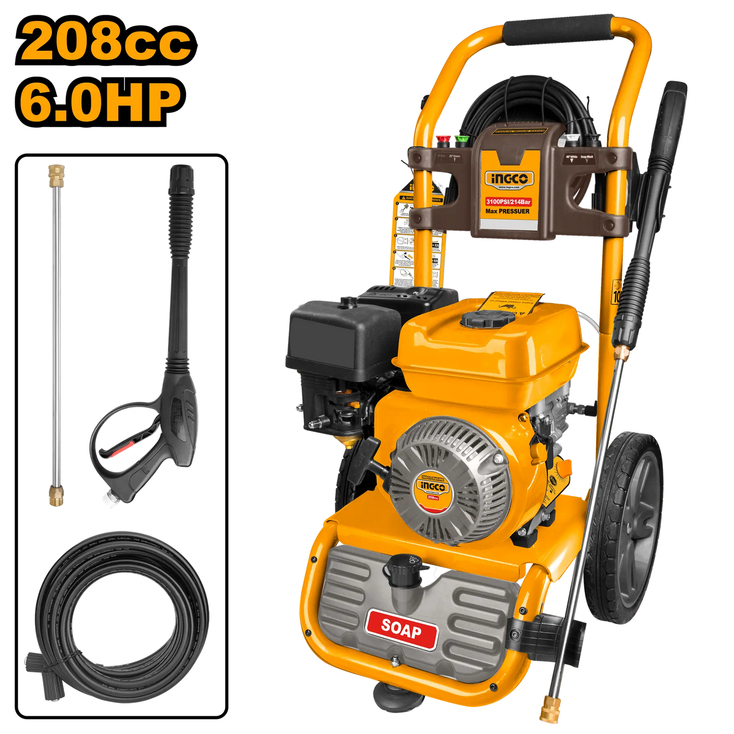 Aparat de Spalat cu Presiune 6.0Hp