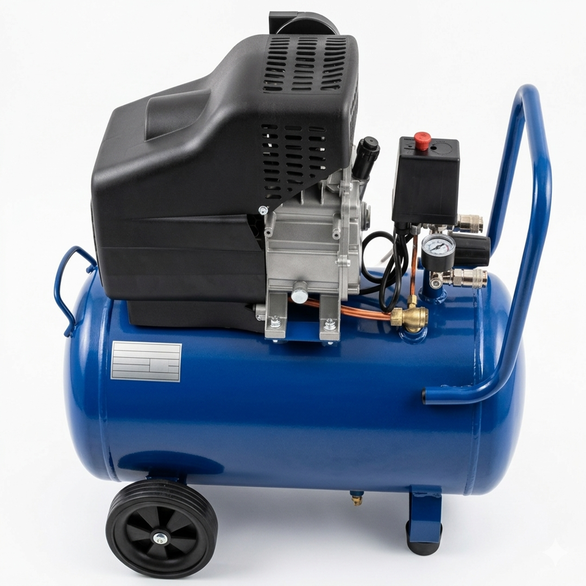 Compresor aer cu ulei 60L, 3.5CP, 8 bari, 210L/min, 2 manometre