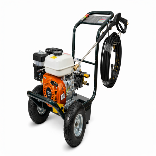 Aparat Spalat cu Presiune Profesional 3500 PSI, Motor Benzina 7HP – Putere Industriala Fara Curent