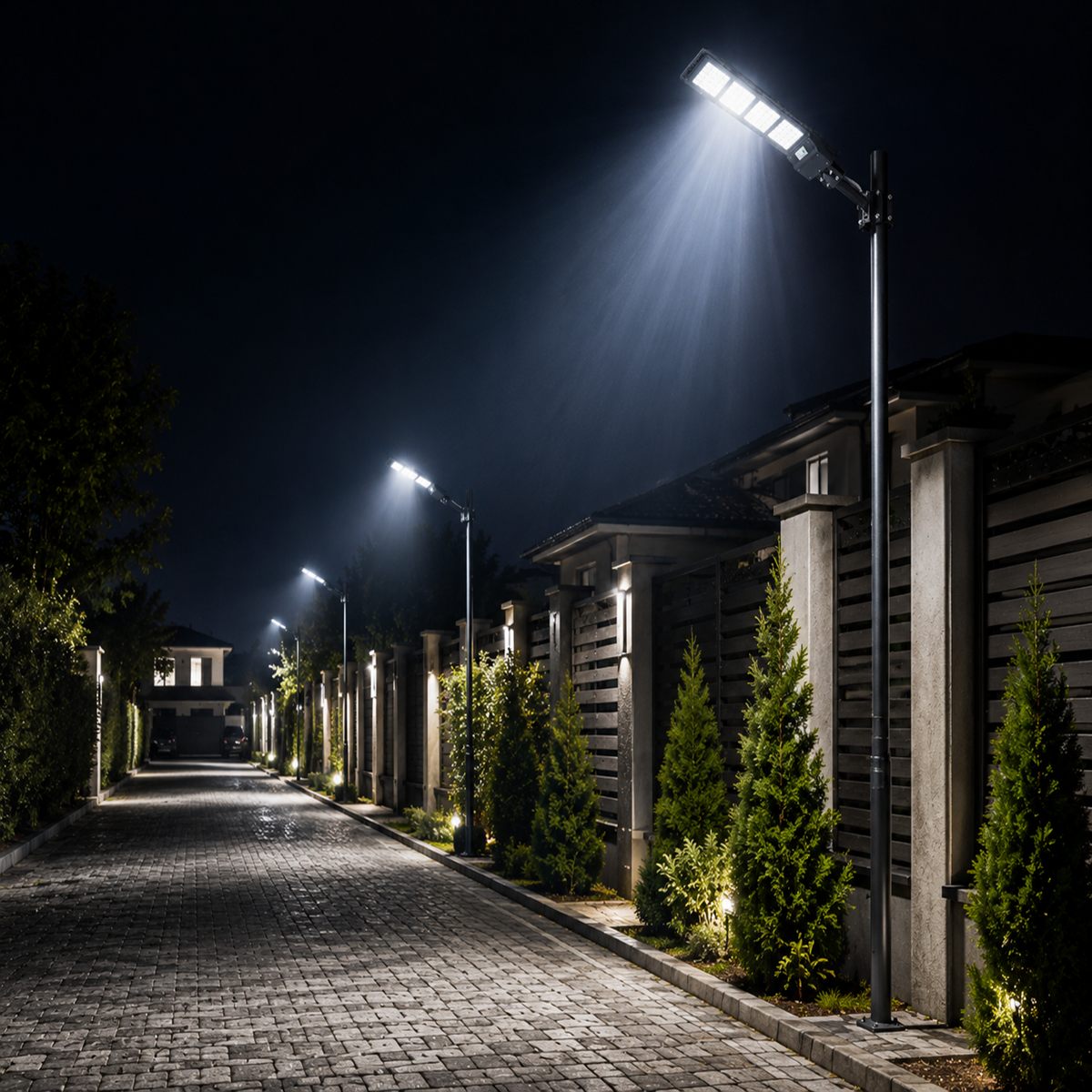 Lampa Stradala LED Solara 3500W cu Senzor Miscare si Telecomanda – Iluminare Exterior Puternica