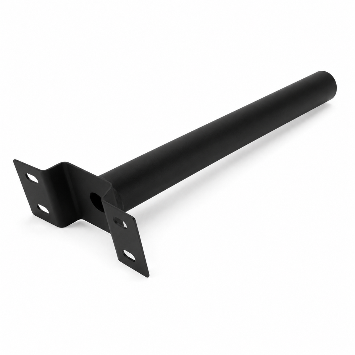 Suport Lampa Stradala pentru Stalp, Metal Negru, Unghi 25° – Montaj Exterior Rezistent