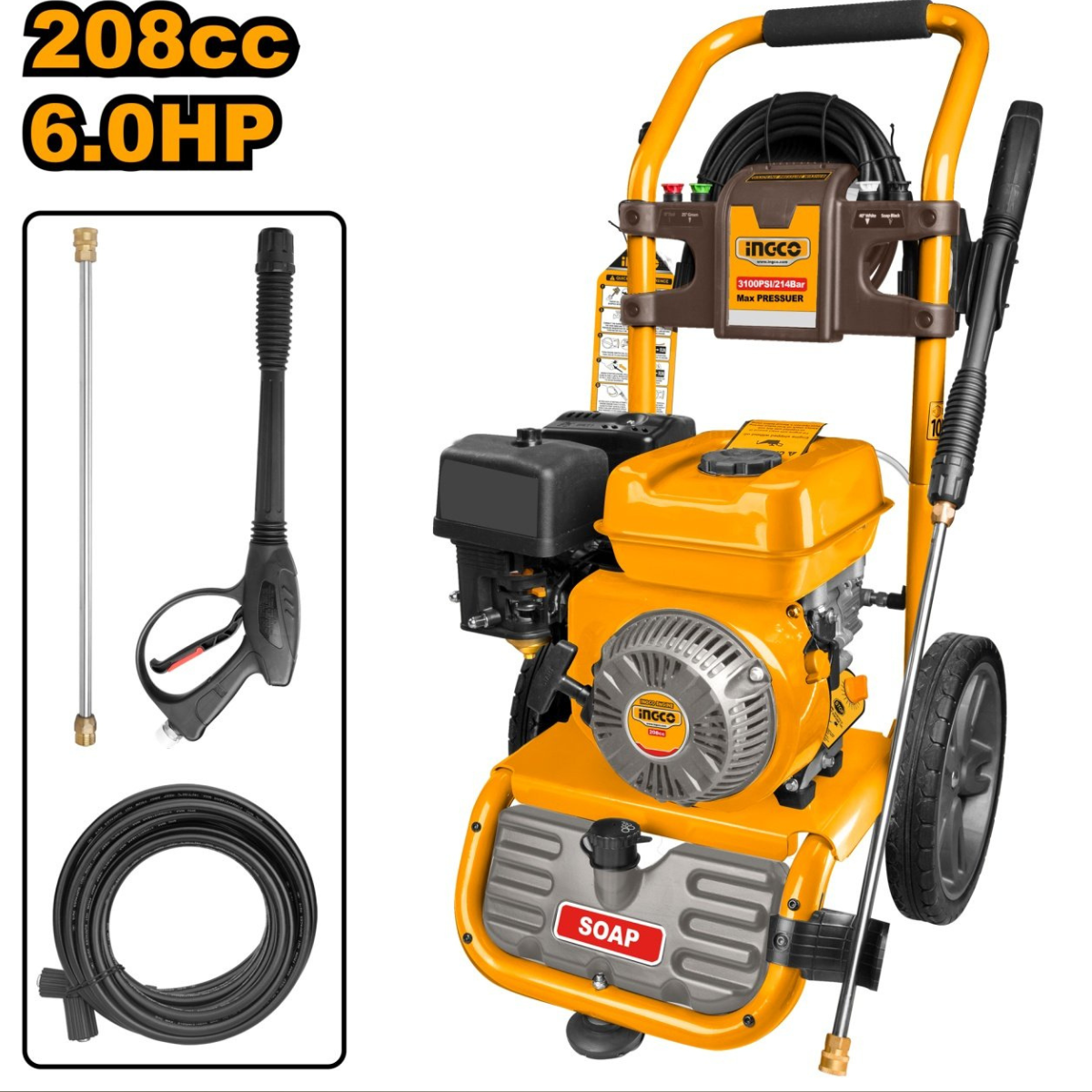 Aparat de Spalat cu Presiune 6.0Hp